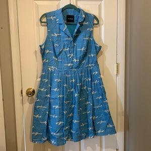 ModCloth novelty print Size 16 XL dress